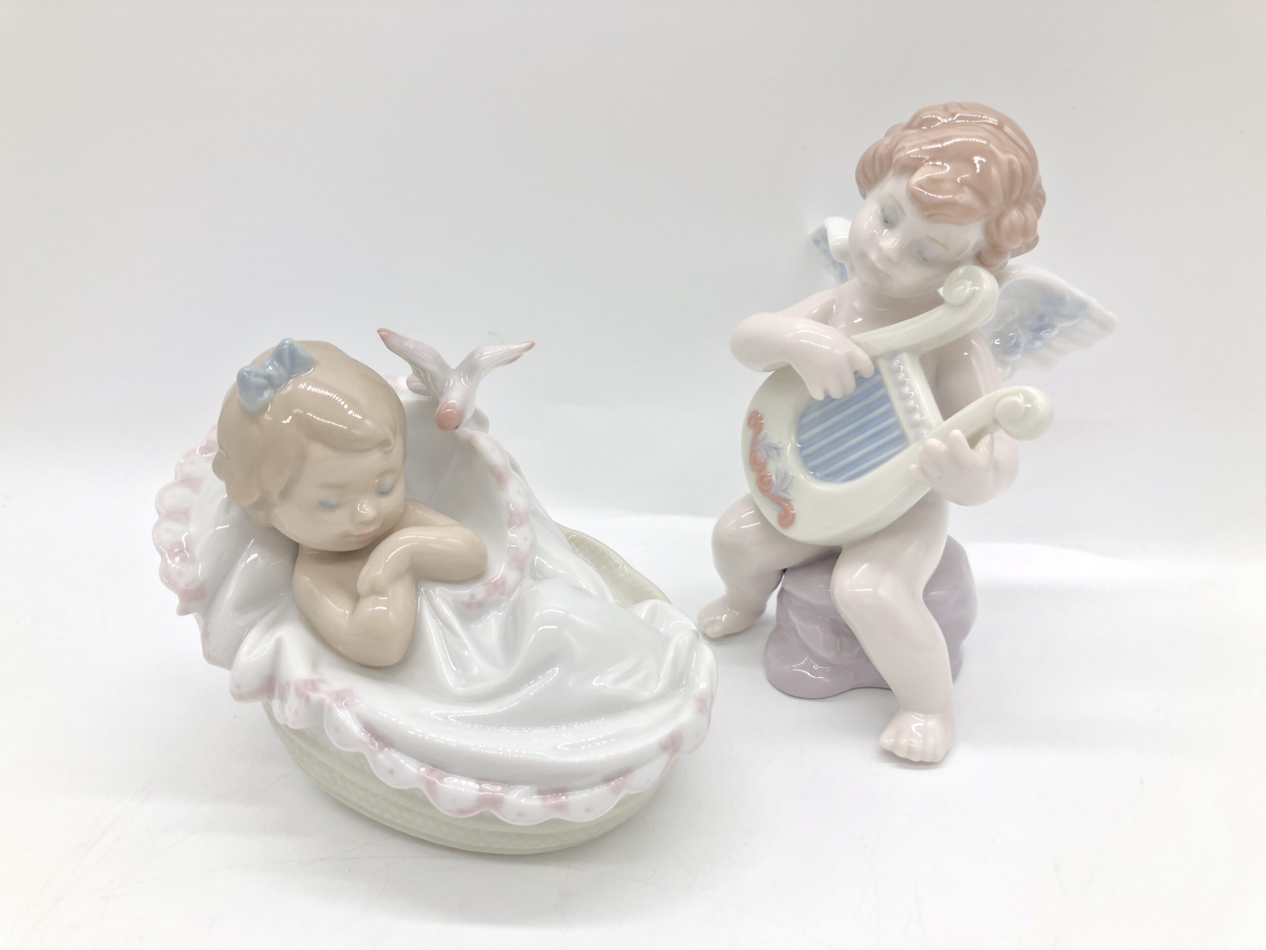 LLADRO リヤドロ 天使のメロディ アダージョ 6628 フィギュリン 陶器 リヤドロ LLADRO 6628 天使のメロディ 人形 置物 フィギュリン 【公式