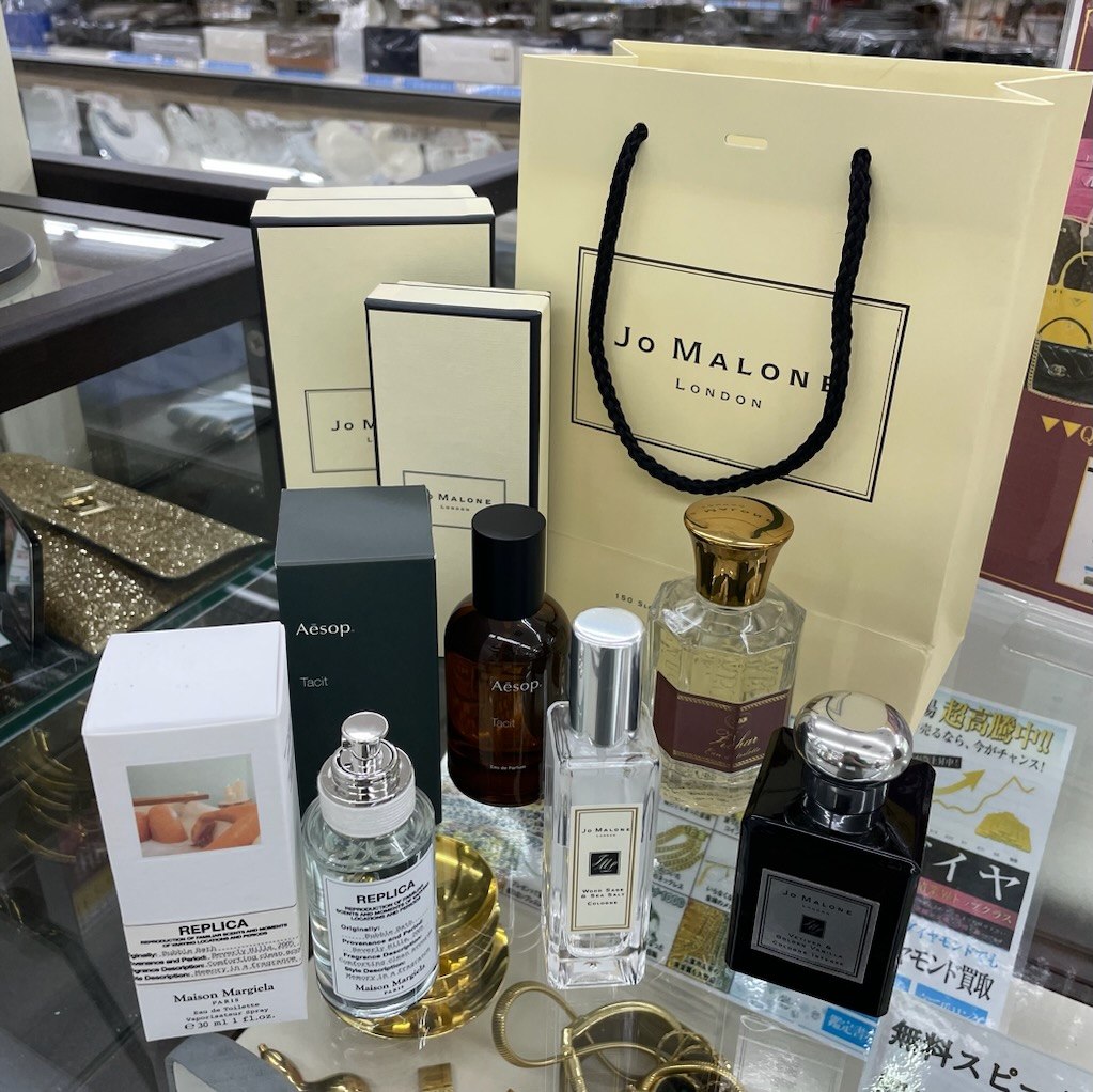 本日の買取情報JO MALONE、マルジェラ、Aesop等人気フレグランス・香水
