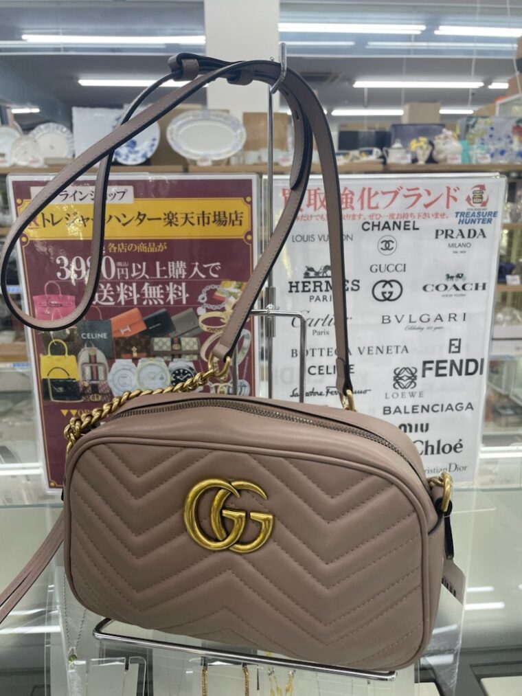 本日の買取情報 GGマーモントキルティングショルダーバッグ